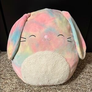 Colorful Tie-Dye Bunny Plush